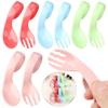 Portable Tableware Sets Antislip Utensils Infant Training Baby Twist Fork Spoon Suit 2Pcs/Set