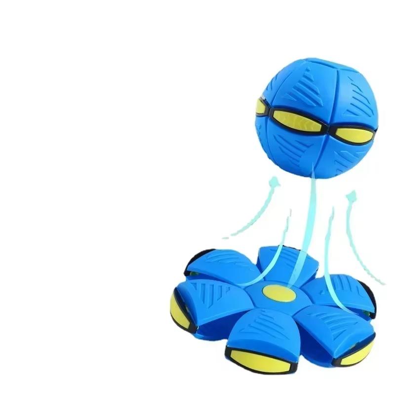 Outdoor Flying Saucer Ball for Kids and Parents Magic Deformation Foot Pressure Relief Decompression Vent Toy