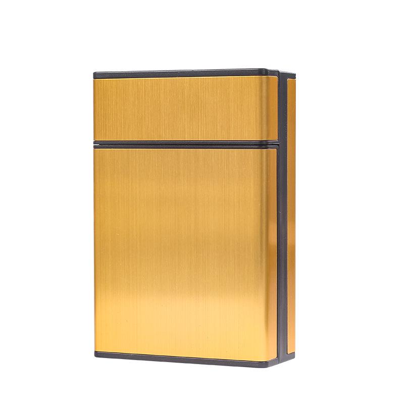 Flip-Top King-Size Cigarette Case, 32-Capacity, Moisture & Pressure-Proof, Portable & Automatic, Medium/Fine Size