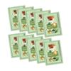 10 buc Șampon Vopsea de Păr cu Bule de Lungă Durată Permanent Acoperire Rapidă a Părului Gri Alb Natural Hrănitor Culori Plante Cremă de Vopsit