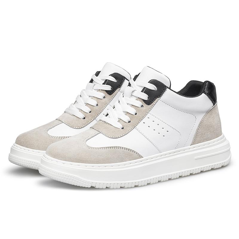 

Массивные кроссовки Обувь на платформе Мужские стельки для увеличения роста 6 см Спортивные больших размеров 37-47 37 бежевый