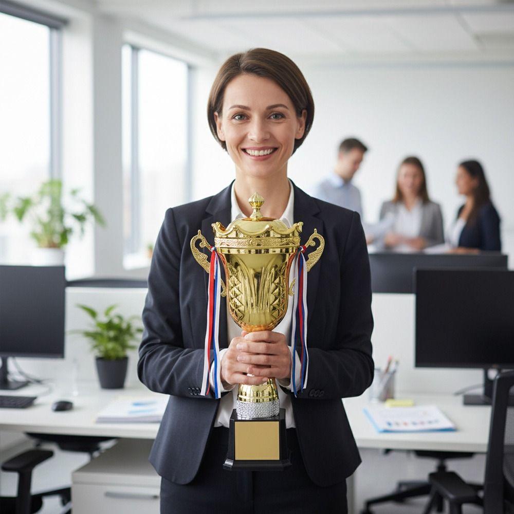 Metal Cup Trophy Cup Multi Size Prize Cup Awards Metal Model Award Cup  School Rewarding