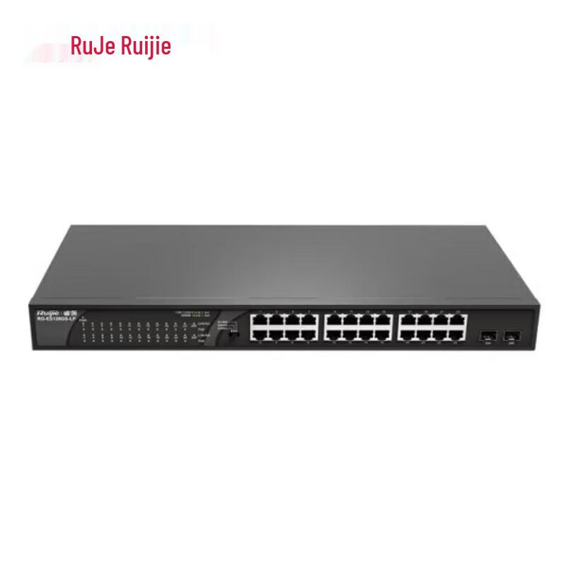 Ruijie RG-ES126GS-LP 24-Port PoE Gigabit Unmanaged Switch