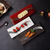 Vintage Ceramic Cooking Dish Creative Rectangular Sushi Plate Japanese Restaurant Food Decoration Dessert Plate Tableware
