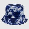 Neutral Summer Tie Dye Printed Fisherman Hat Outdoor Breathable Hat Sunshade