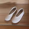 Wersja ze skóry owczej~ Koreańska wersja niszowy design miękka skóra lekkie płaskie buty wygodne plecione buty buty babci buty damskie pojedyncze buty kobiety