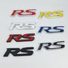 MPC4 3D Metal Logo RS Emblem Letters Car Front Grille Badge Rear Trunk Sticker For Honda Civic City Fit Shuttle Jazz Car Acceessories