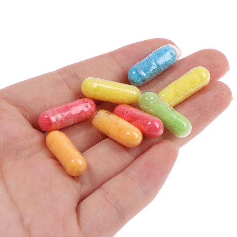 12Pcs/Set Cartoon Dinosaur Toys Bath Toy Grow Capsule 1 Set  Magic Soft