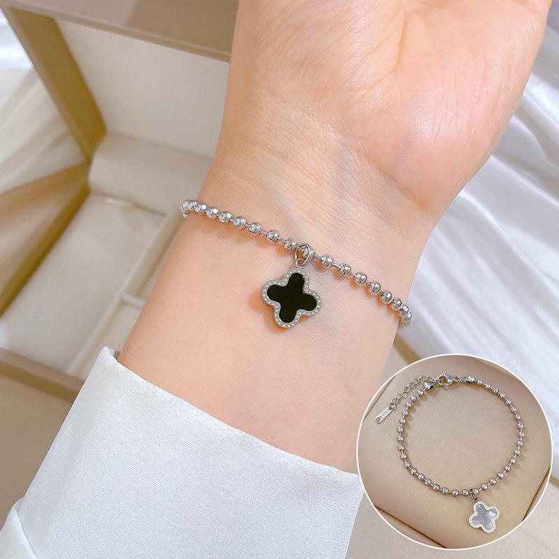 Furnace Real Gold Zircon Hip-Hop Bracelet Gold Fashion Temperament Korean Version Simple Luxury Niche