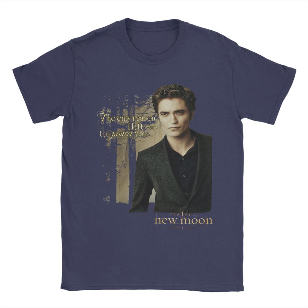 Men Twilight Edward Cullen Movie Retro T Shirts  Cotton Clothing Funny Short Sleeve Round Neck Tees 6XL T-Shirts
