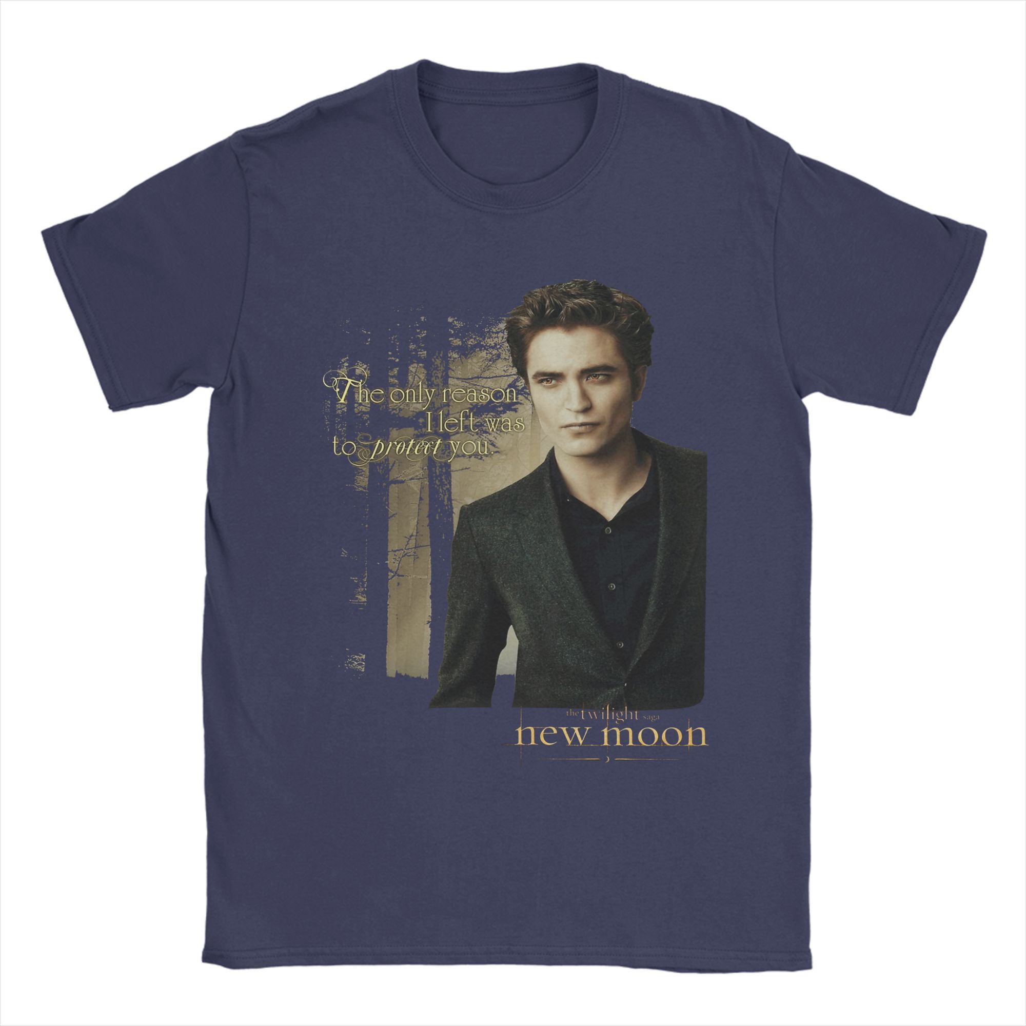 

Men Twilight Edward Cullen Movie Retro T Shirts Cotton Clothing Funny Short Sleeve Round Neck Tees 6XL T-Shirts M