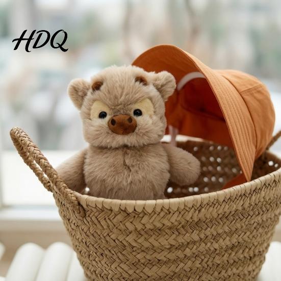 Cruelty-free Stuffed Toy Highland Cow Animal Soft Running Calf Plush for Kids Strong Stitched Cuddle Hugging Plushie Boys Girls Portable