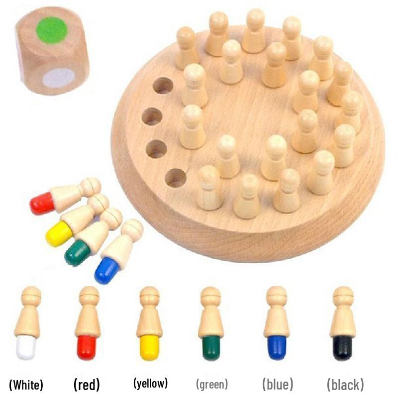 Children's Memory Chess: Educational Parent-Child Game for Intellectual Development, Ages 3-4