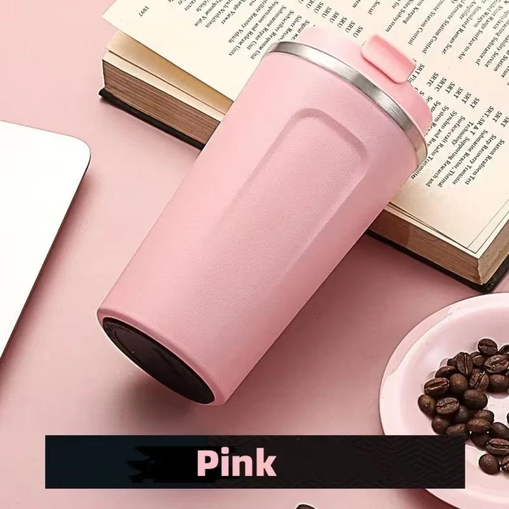 2025 380/510ML Travel Stainless Steel Coffee Cup Thermal Mug Leak-Proof Thermos Bottle Tea Coffee Mug Vacuum Flask Insulated Cup