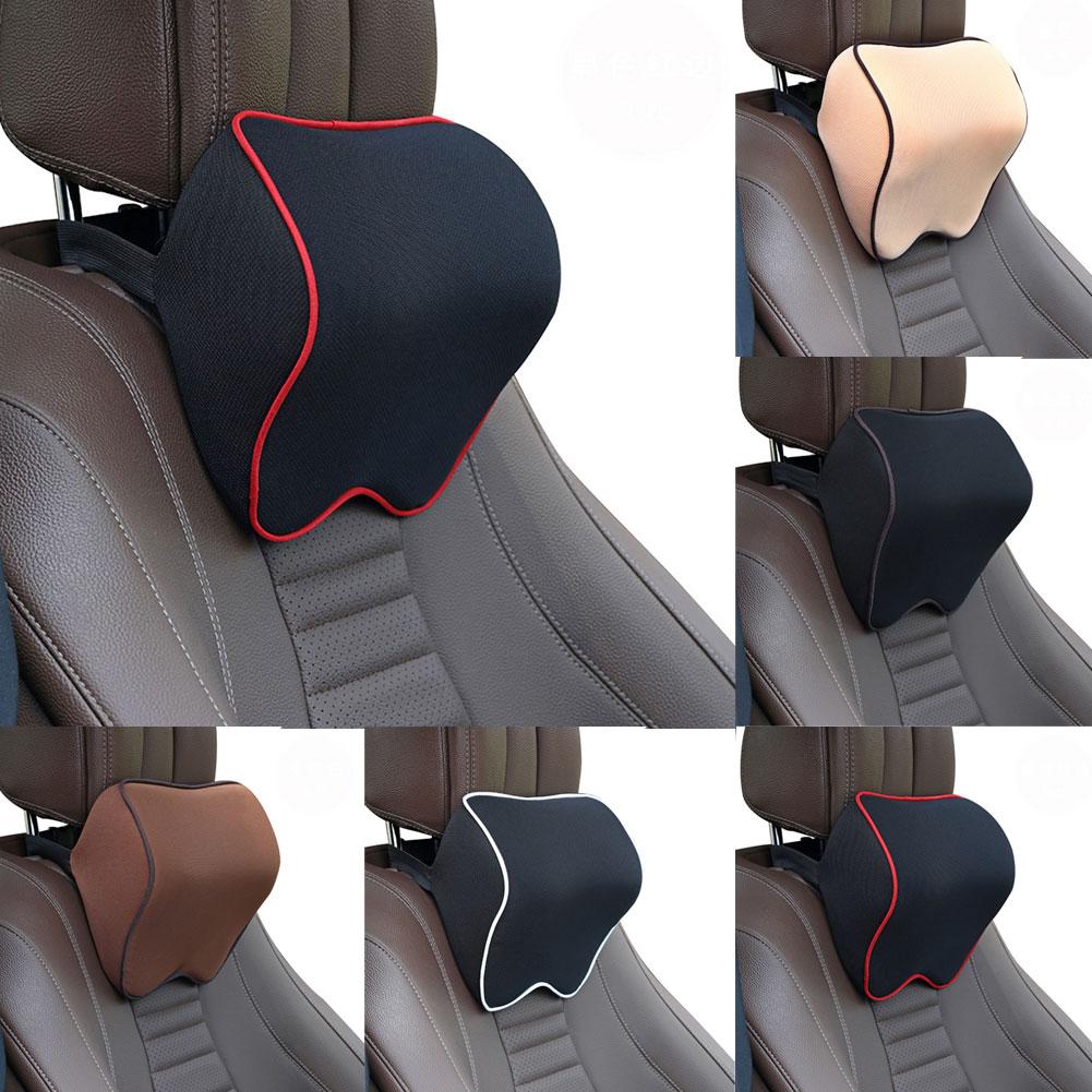 Universal Car Headrest Neck Pillow Softness Memory Foam Support Head Rest Protector Breathable Neck Cushion Automobiles Interior