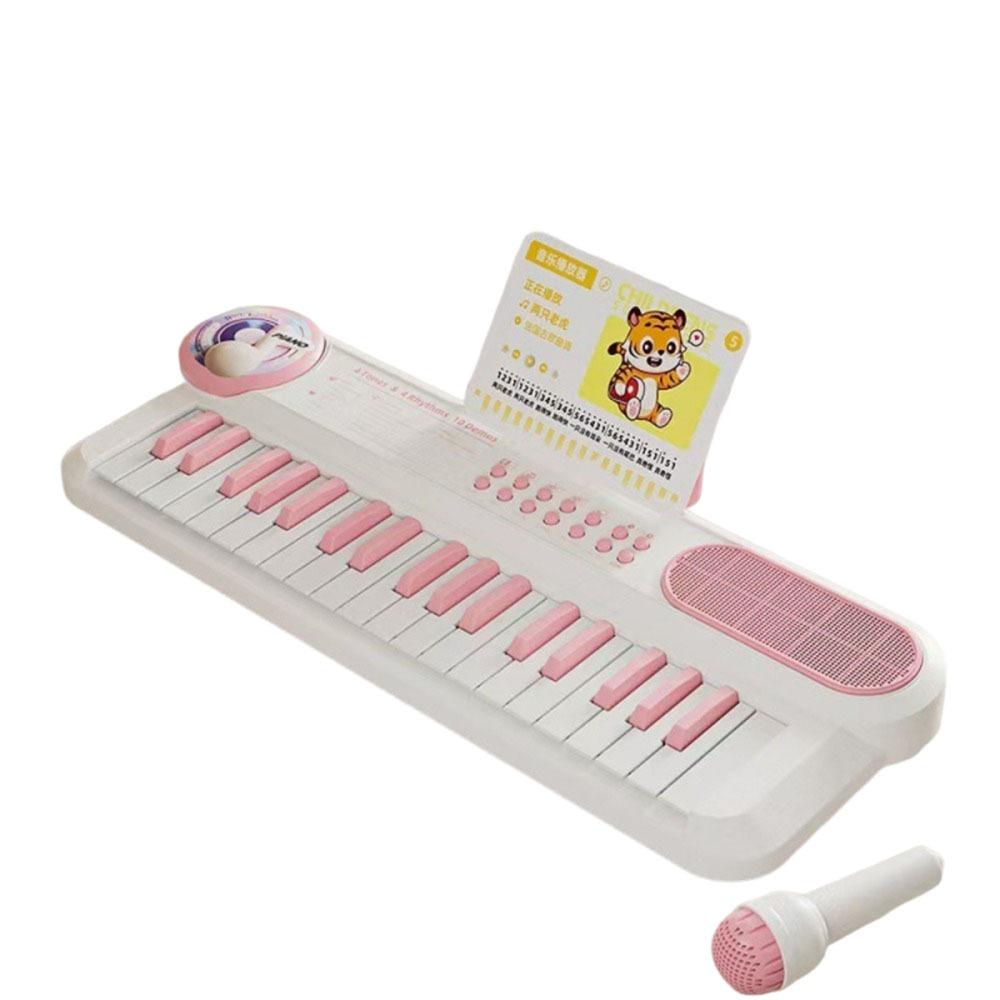 37 Keys Musical Toy Multifunctional Musical Keyboard Kids Piano Keyboard  Early Learning