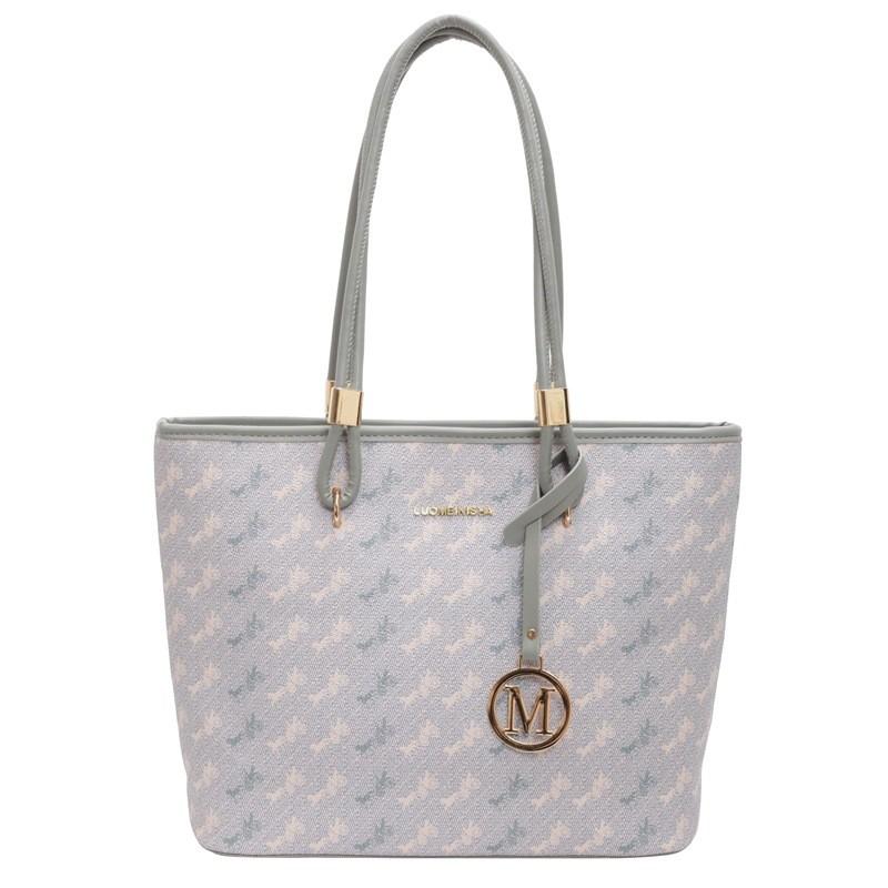 Large Capacity Women Tote Bag With Pu Material And Zipper Closure For Daily Commuting