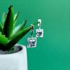 Silver Earrings with Natural Amethyst 9.4ct (2163206)