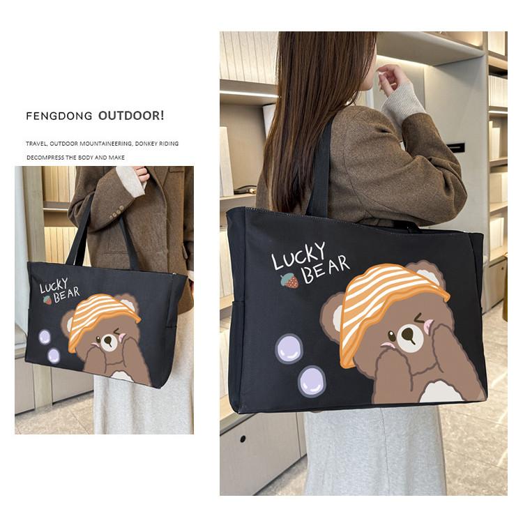 Short Distance Travel Storage Bag Large Capacity Tote Bag Lightweight Leisure Luggage Bag Hand Pulled Luggage Storage Waterproof Bag