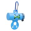 Dog Poop Bag Dispenser Dog Poop Waste Bag Holder Dispenser with Metal Carabiner and 1 Roll of Waste