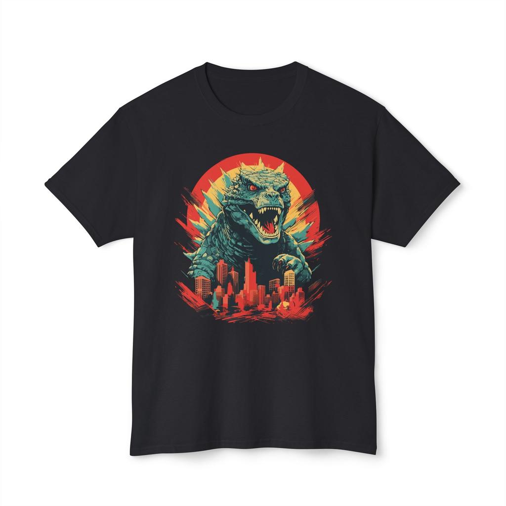 Godzilla Inspired Japanese Style T-shirt Asian Pop Culture Shirt