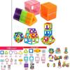 Multicolor Magnetic Building Blocks With Good Abrasion Resistance For Creative Kids