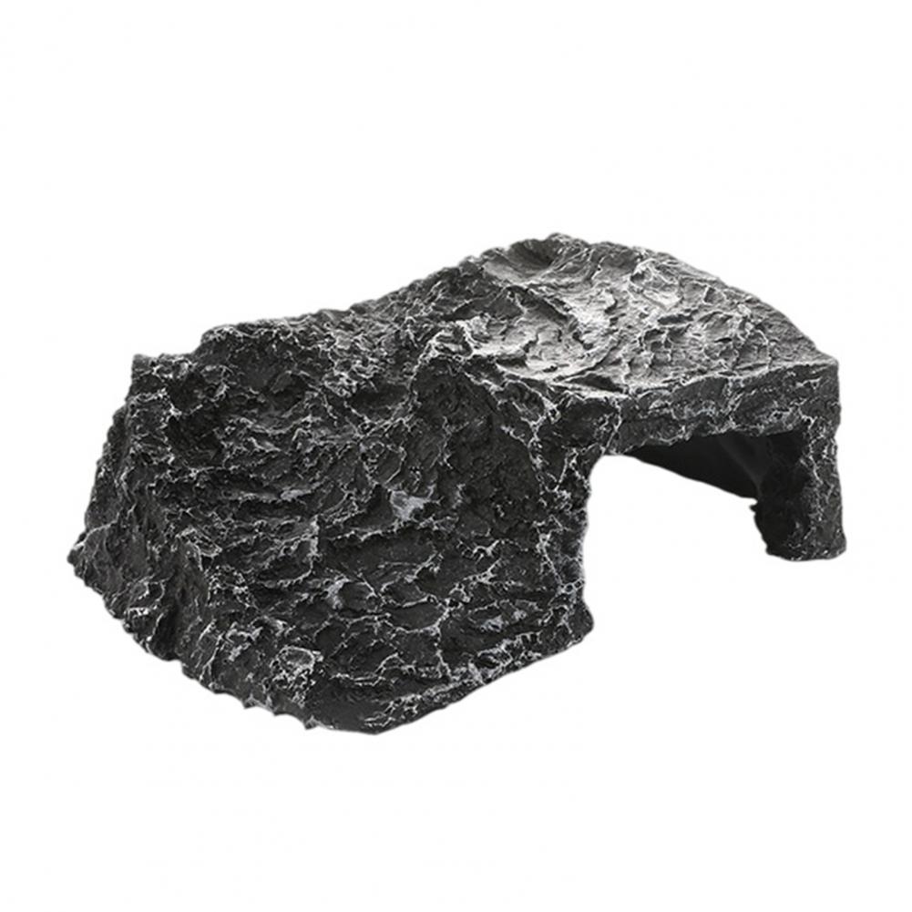 Lightweight Fish Tank Cave Turtle Basking Platform Artificial Rock Dock Baby Tortoise Climbing Ramp for Terrarium for Shrimp
