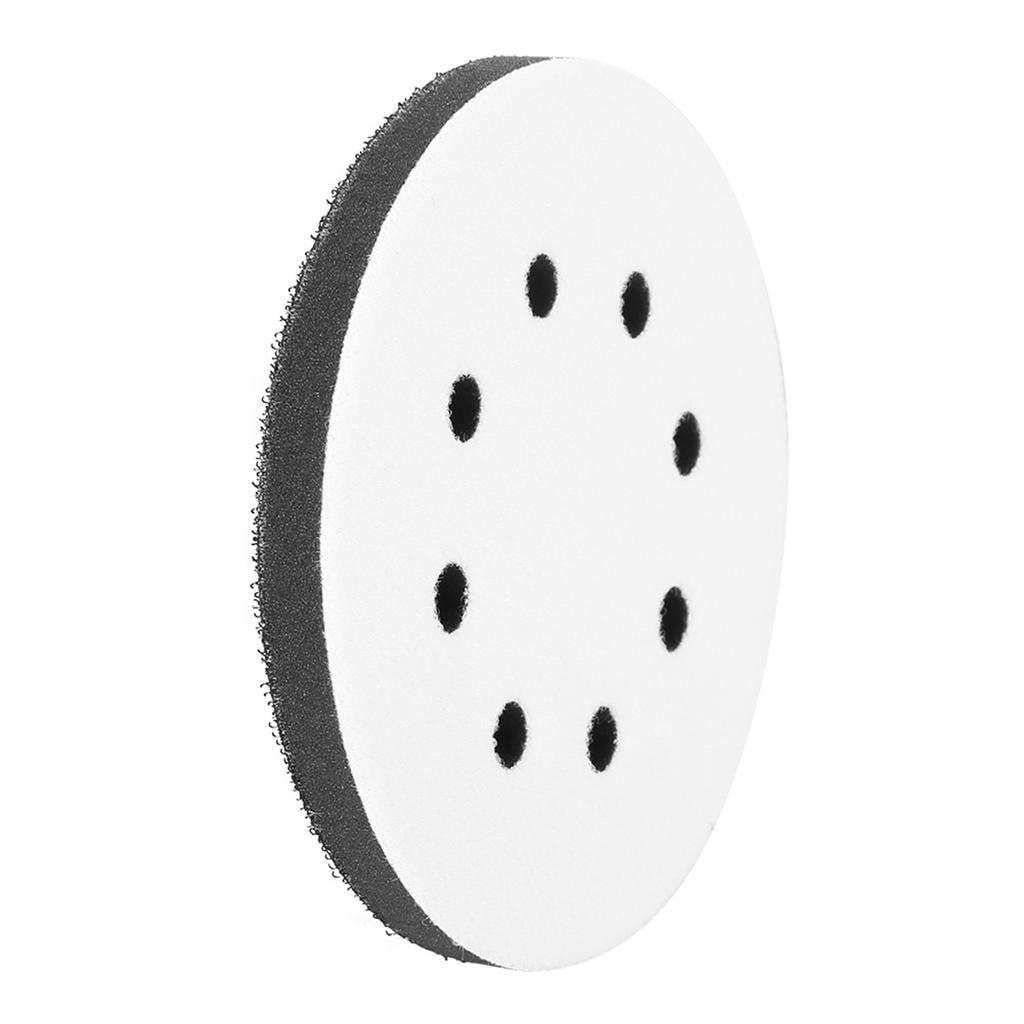 125mm Diameter Soft Buffer Sponge Interface Cushion Pad for Sanding Pads (8 Holes)