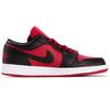 Jordan 1 Low Black Gym Red 553558-610