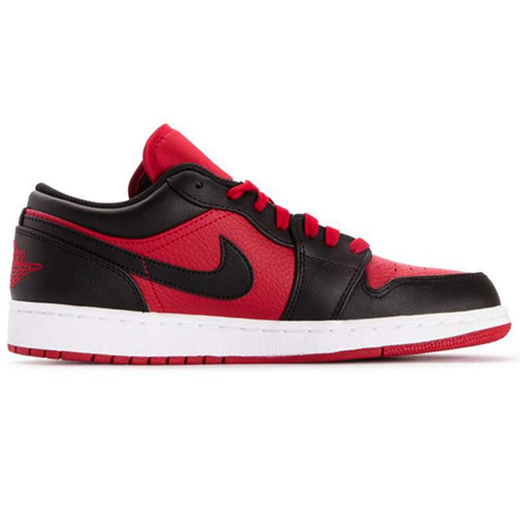 Jordan 1 Low Black Gym Red 553558-610