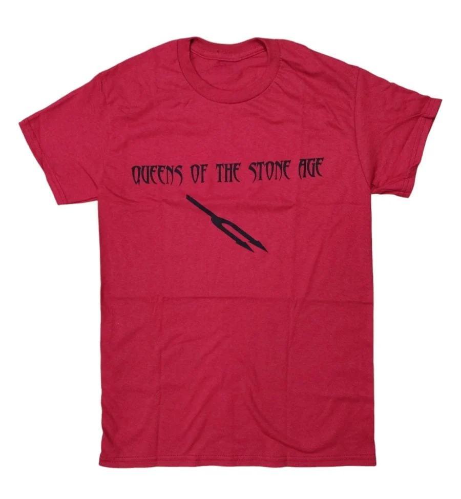 

Queens of The Stone Age Red Q Snake Print Cotton TShirt Dark Stoner Rock Streetwear Unisex Crew Neck Short Sleeve Tee M