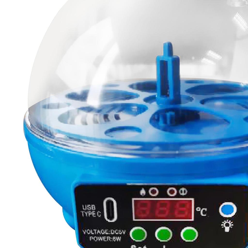 Automatischer, intelligenter Temperaturregler für 6 Eier, Geflügelbrüter