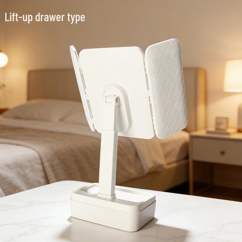 Oeny LED Vanity Mirror with Storage Drawer