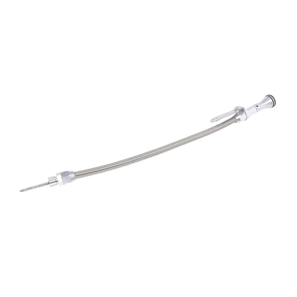 Stainless Flexible Oil Pan Dipstick and Tube Kit 20in Screw In Style Replacement for SB 289 302 351W BB 429 460 Engine