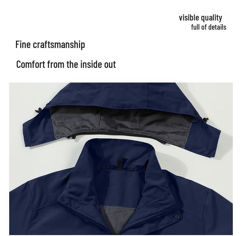 Veste d'alpinisme avec logo personnalisé BMW - Vêtement d'extérieur d'équipe pour la saison automne/hiver