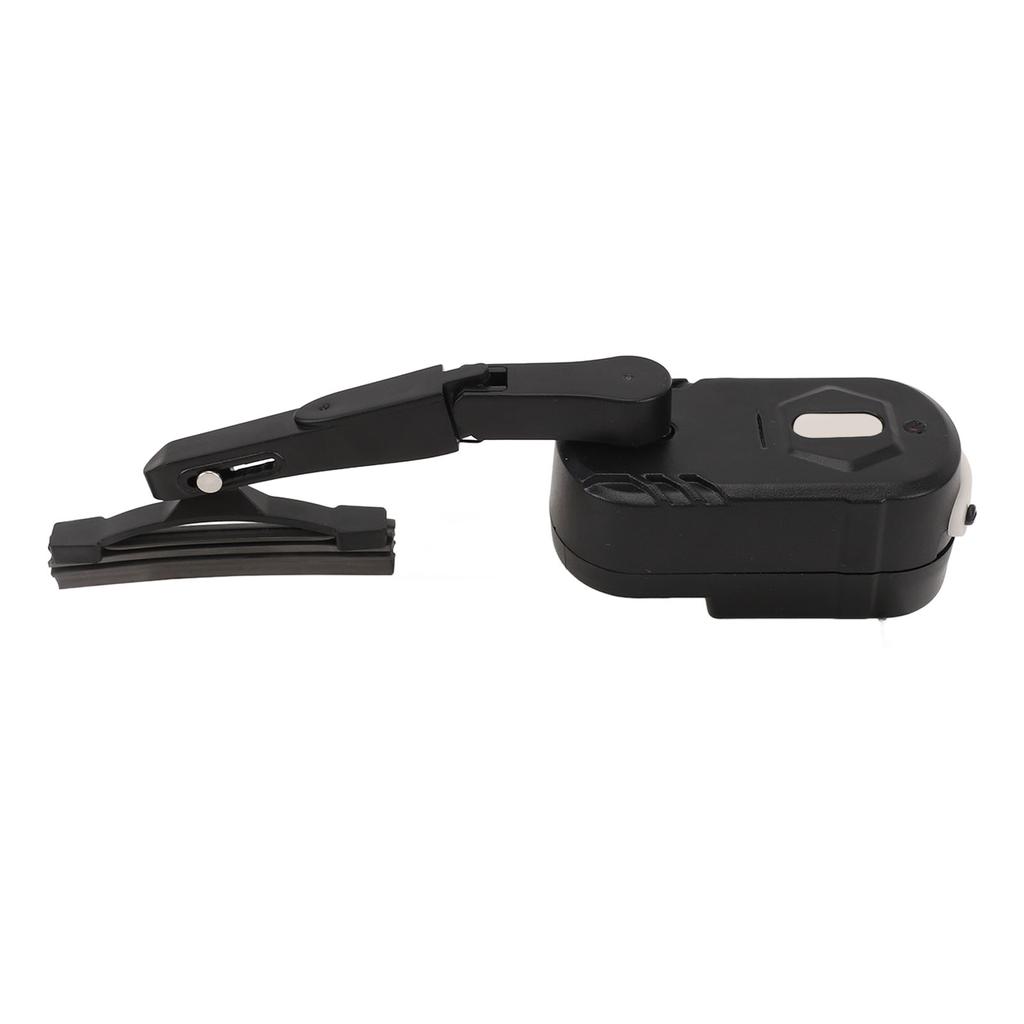 Motorcycle Helmet Wiper Rechargeable 2 Speed Switch Water Resistant Windshield Wiper for Motorbike Visor 800mAh Battery