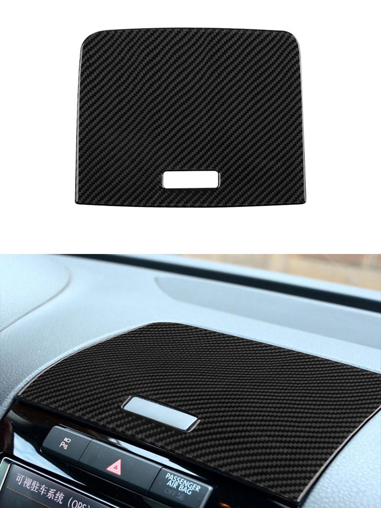 For Volkswagen VW Touareg 2011-2015 Car Carbon Fiber Sticker Version LHD Gear Shift Panel Interior Center control panel door