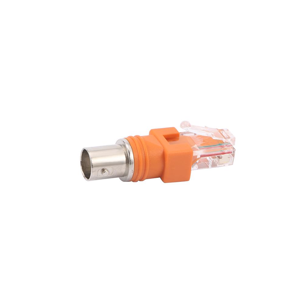 Chassis Panel Barrel Coupler Cable Connector Adapter RJ45 To RF BNC Female To RJ45 Male Connectors