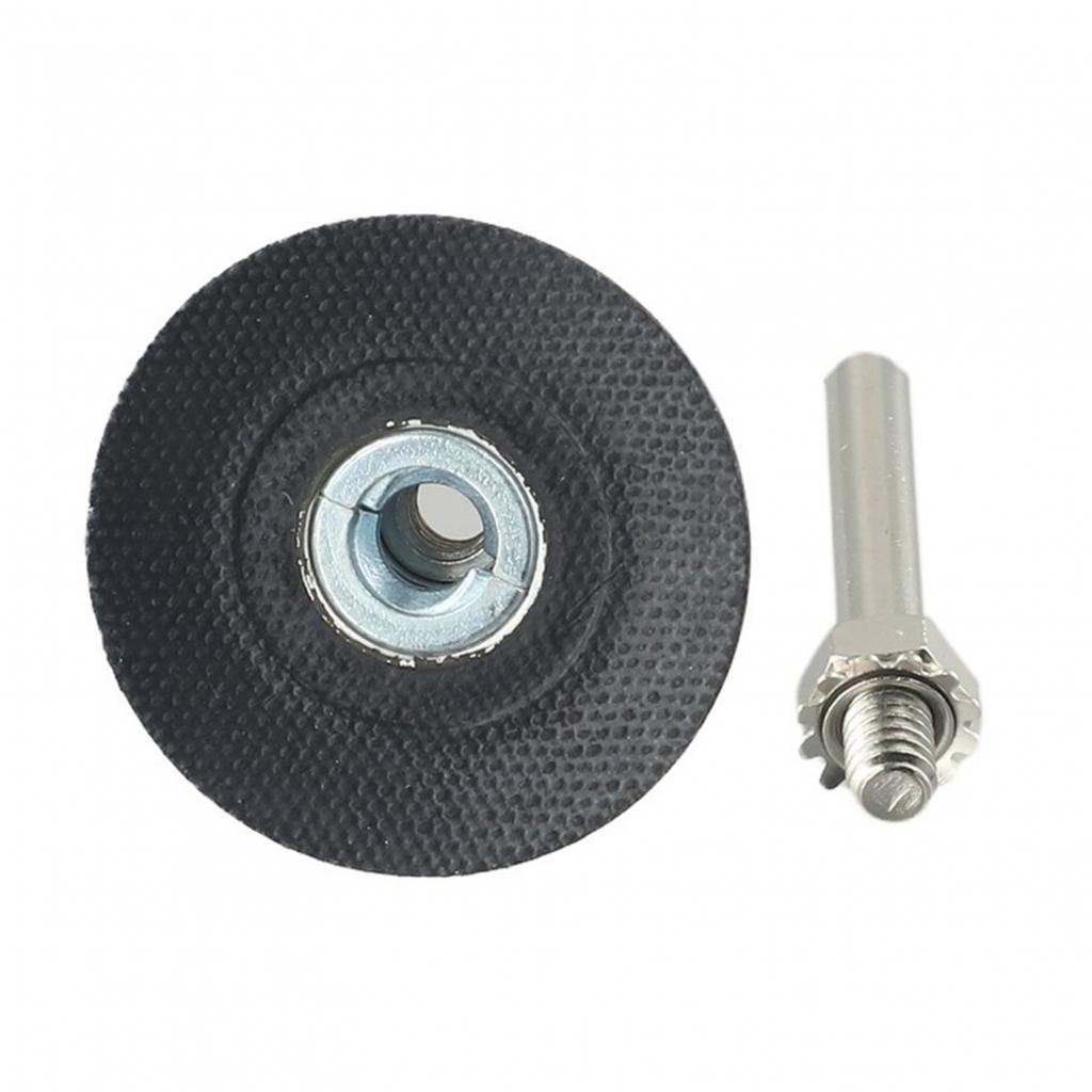Holder Sanding Disc M6 Polish Quick Replacement Rubber+Steel