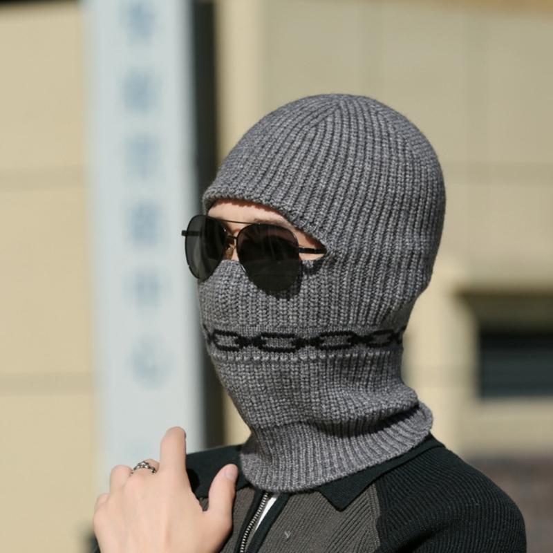 Unisex Balaclava Winter Hat Outdoor Teens Streetwear Skull Caps for Outdoor