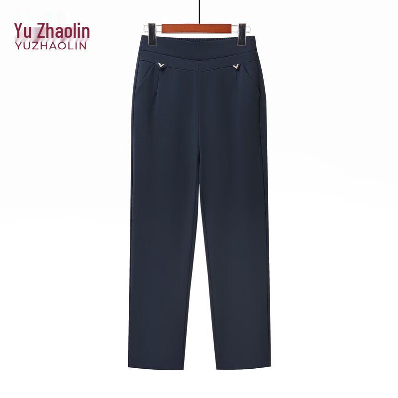 YUZHAOLIN Women's Fleece-Lined Elastic Waist Casual Trousers