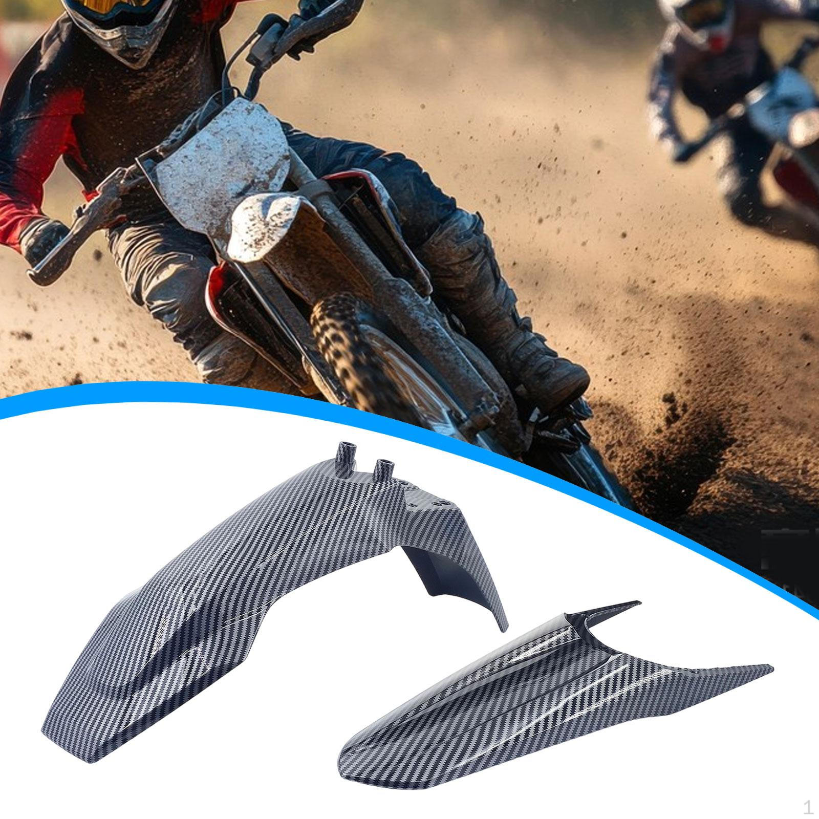 

Guards Fenders for Tuttio Motorcycle Waterproof Replacement Easy to Install Modification Wheel Mud Carbon Fiber