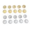 50pcs Stainless Steel Flower Beads Caps Spacer Bead End Caps DIY Jewelry Making Findings For Necklace Bracelet Accessories