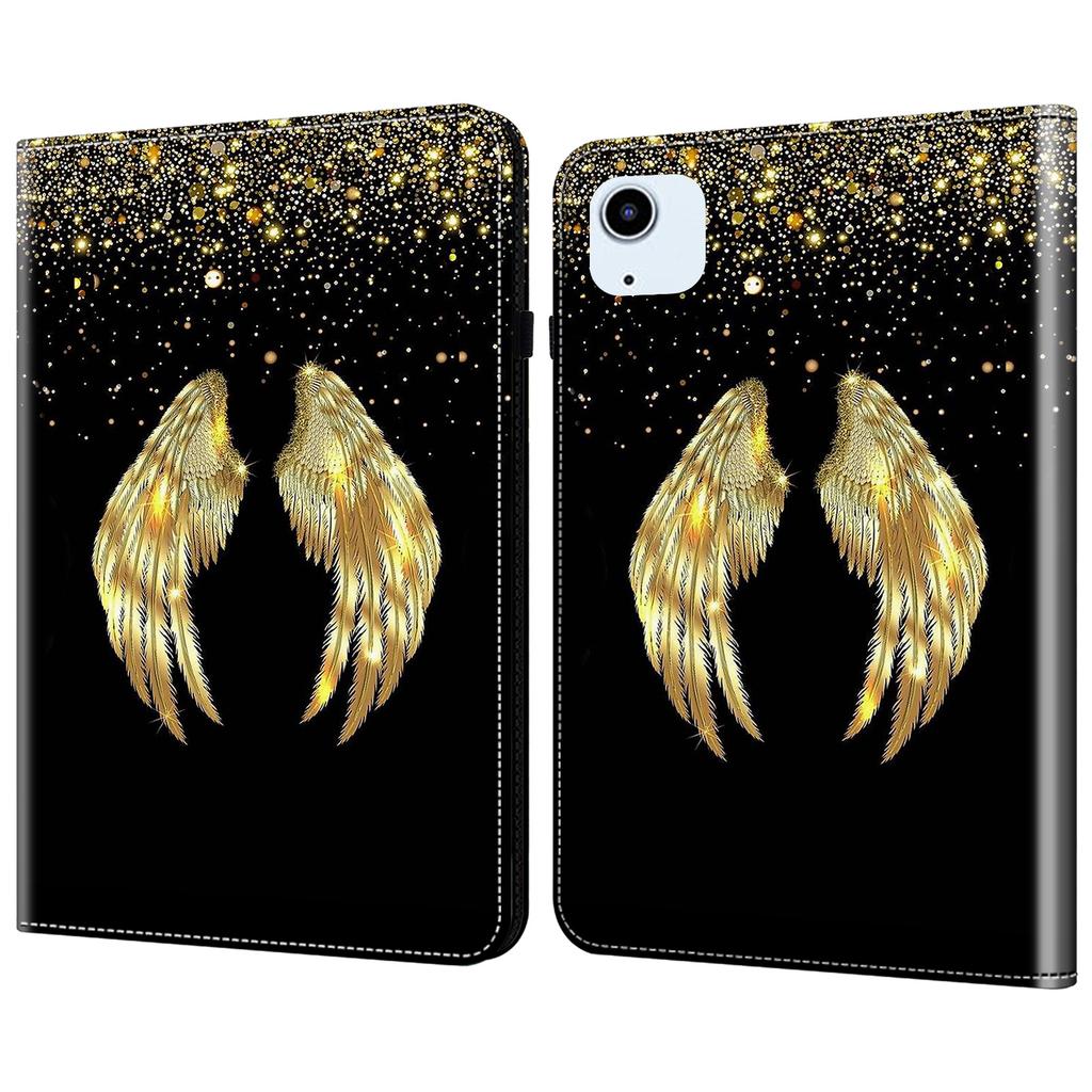 For iPad Air 11 (2025)/(2024)/Air (2020)/(2022) Leather Case Shockproof Tablet Cover with Stand,Pattern Print