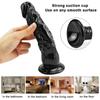 Black Wearable Realistic Soft Dildo Penis Cheap Small Anal Dildo Suction Cup Masturbators Butt Plug Toys for Women