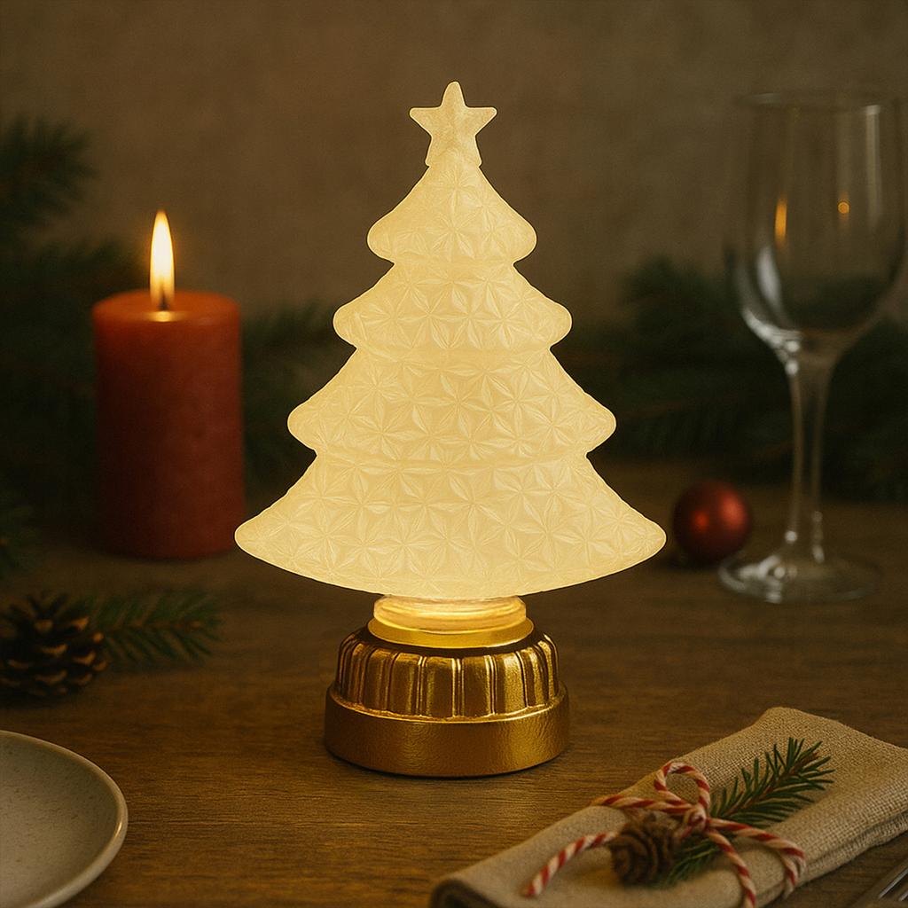 Choinka Led Vergionic 16 Cm Kryształowa Ozdoba Świąteczna Lampka Dekoracja
