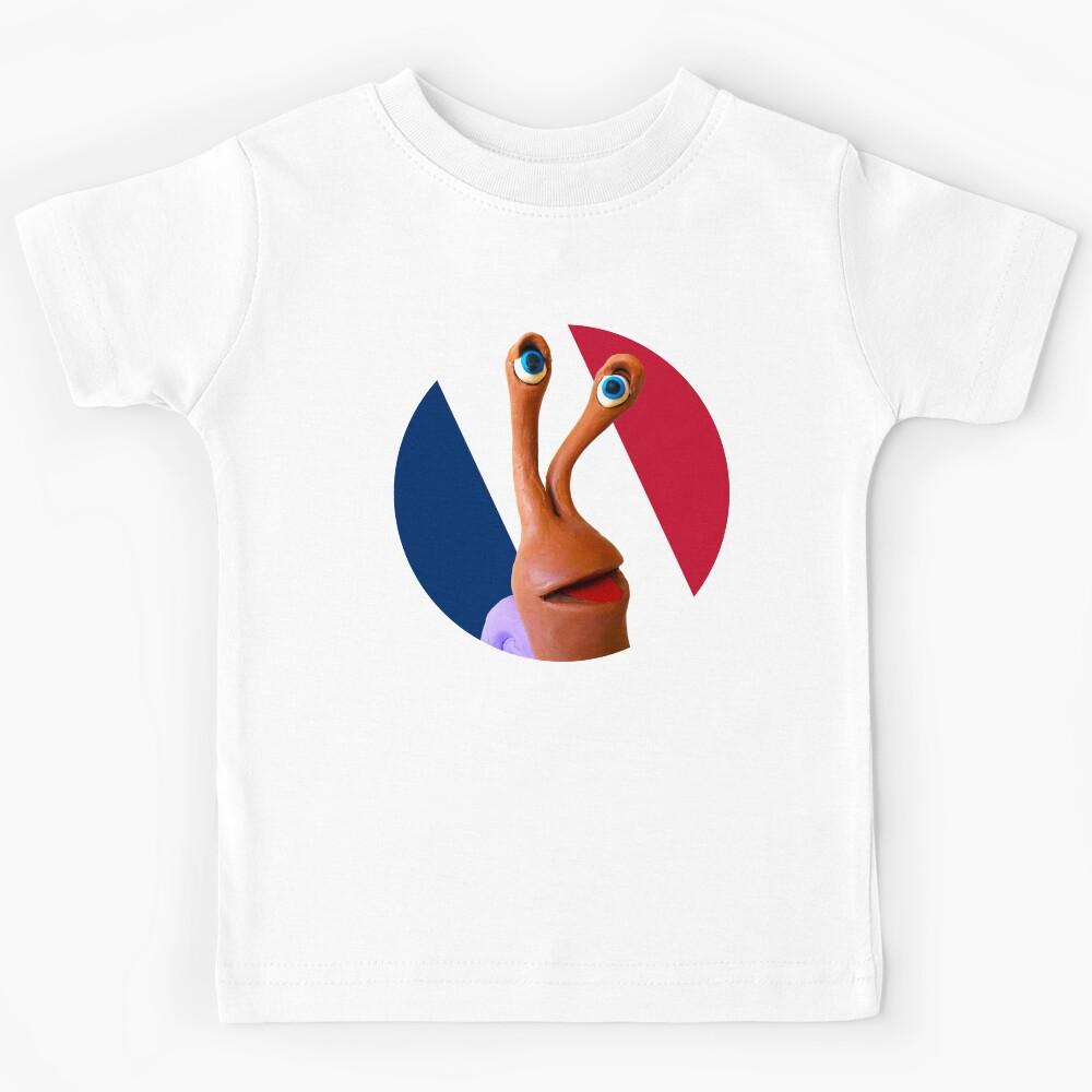 @EscargotAuvin goes patriotic with French flag 2 Kids T-Shirt 110