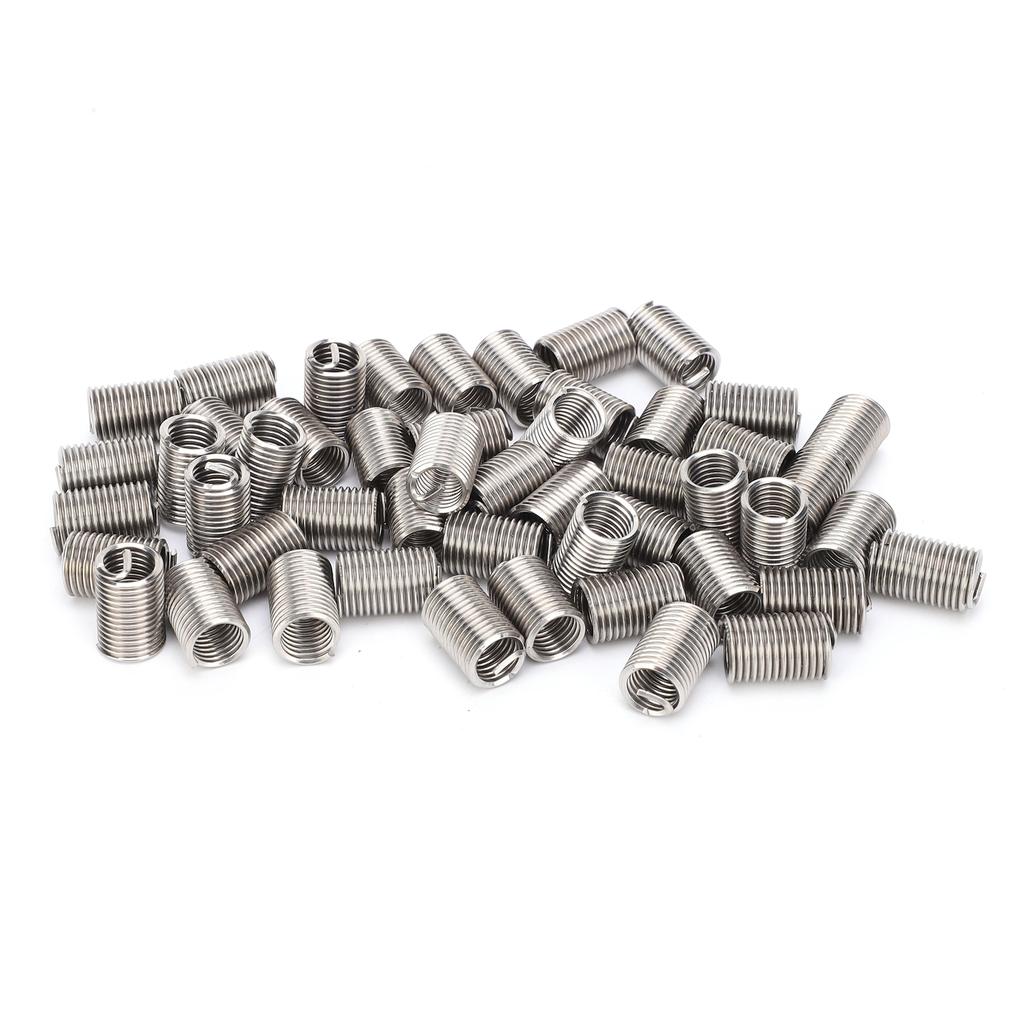 50Pcs Wire Thread Insert Sleeve Bushing Screw Protective Coil Screw Repair Nut Kit M10 X 1.52.5D