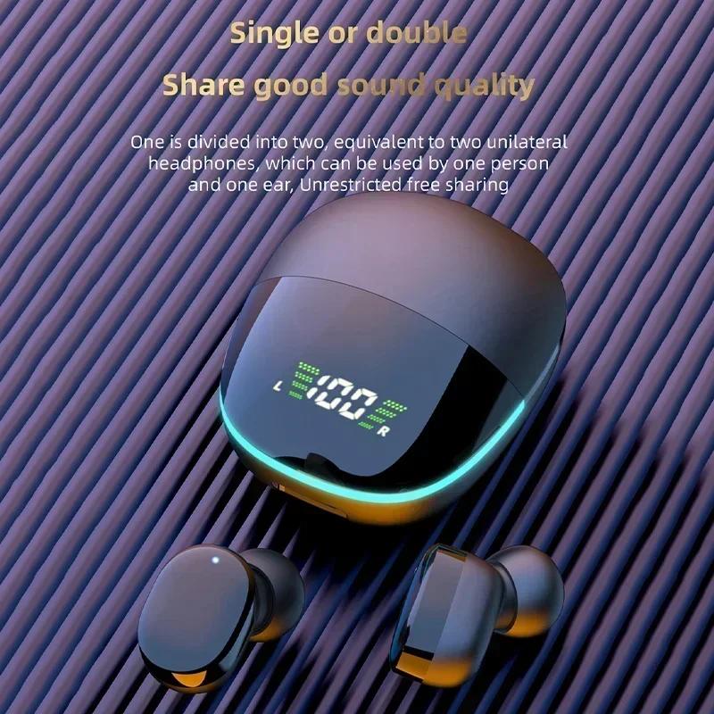 Xiaomi Original Wireless Bluetooth Headphones Tws Waterproof Earbuds Earphones Digital Display Heaset Large Capacity Charging Case