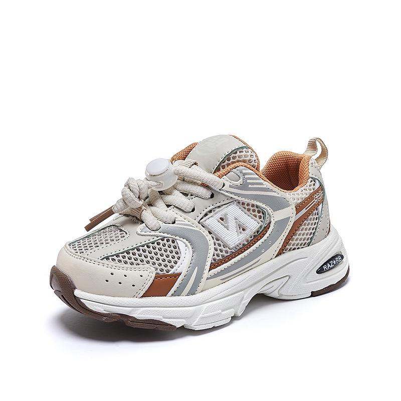 Dětské prodyšné síťované botasky na suchý zip - Ležérní sportovní obuv pro chlapce a dívky